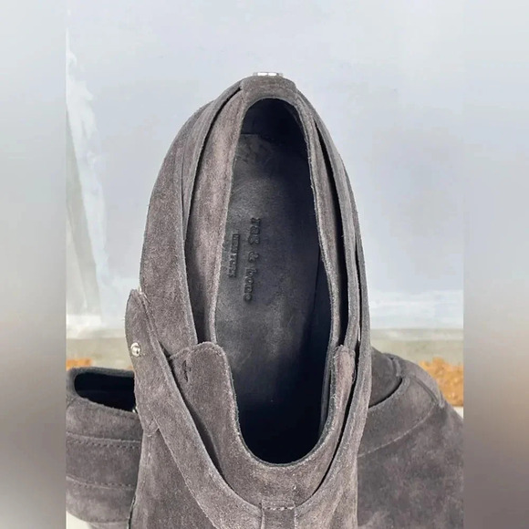 Rag & Bone Harley Ankle Booties in dark gray 38.5 - Picture 8 of 13